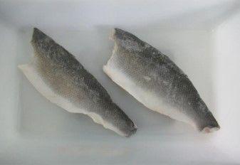 Sea bass fillet skin on 90/120g, 1kg bag - ASC, frozen