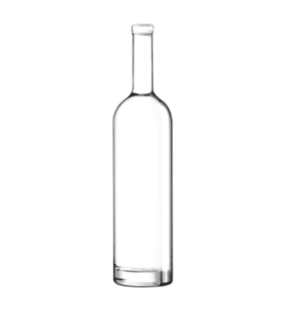 New extra-white glass bottles