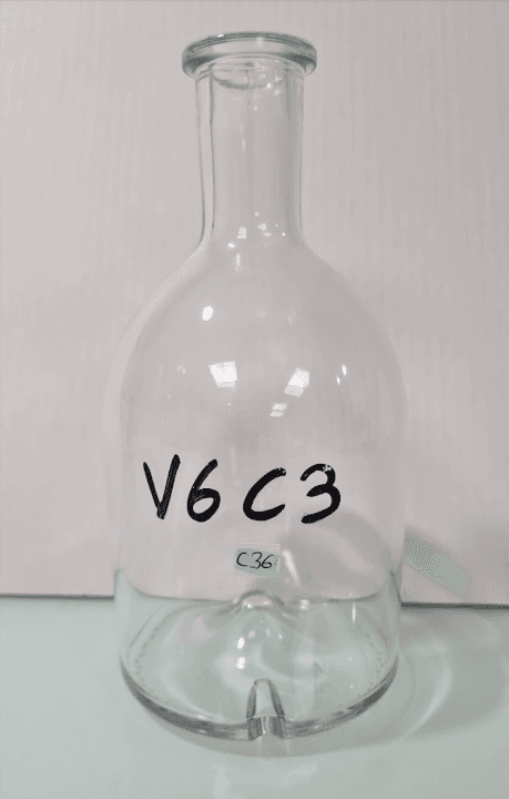 70cl White Glass Bottle