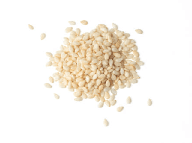 Hulled white sesame seeds