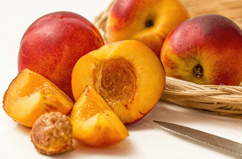 Organic Peaches IQF Sliced Uncalibrated