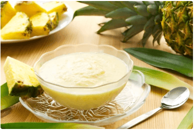 Aseptic pineapple purée