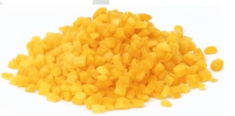 Carottes jaunes cubes 10x10 BIO IQF