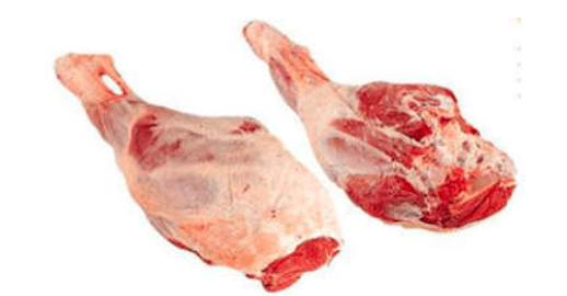 Gigot d'agneau 1,8-2,3kg avec os sous-vide congelé