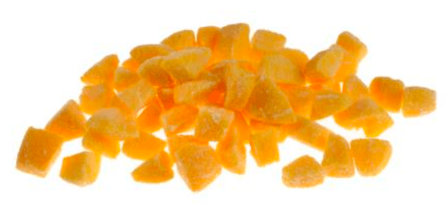 Morceaux d'oranges surgelés IQF